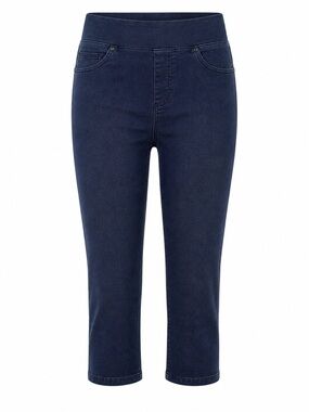 Tribal Pull On Capri Jeans Size 2 NWT Stretch Denim